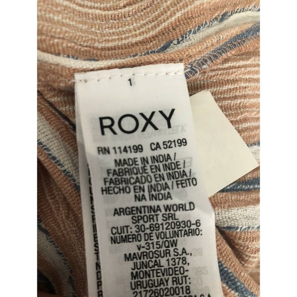 Roxy Pretty Lovers Off The Shoulder Midi Dress L - Picture 9 of 11